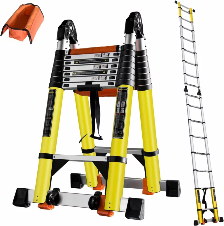 Telescopic Ladder Stabilized Foldable for Home & Workplace